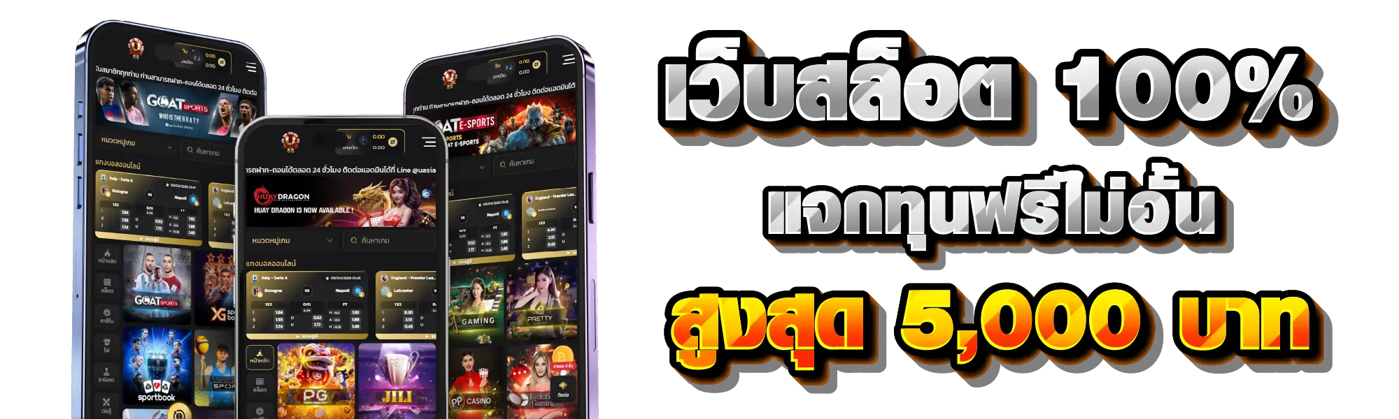 เว็บสล็อต 100% แจกทุนฟรี